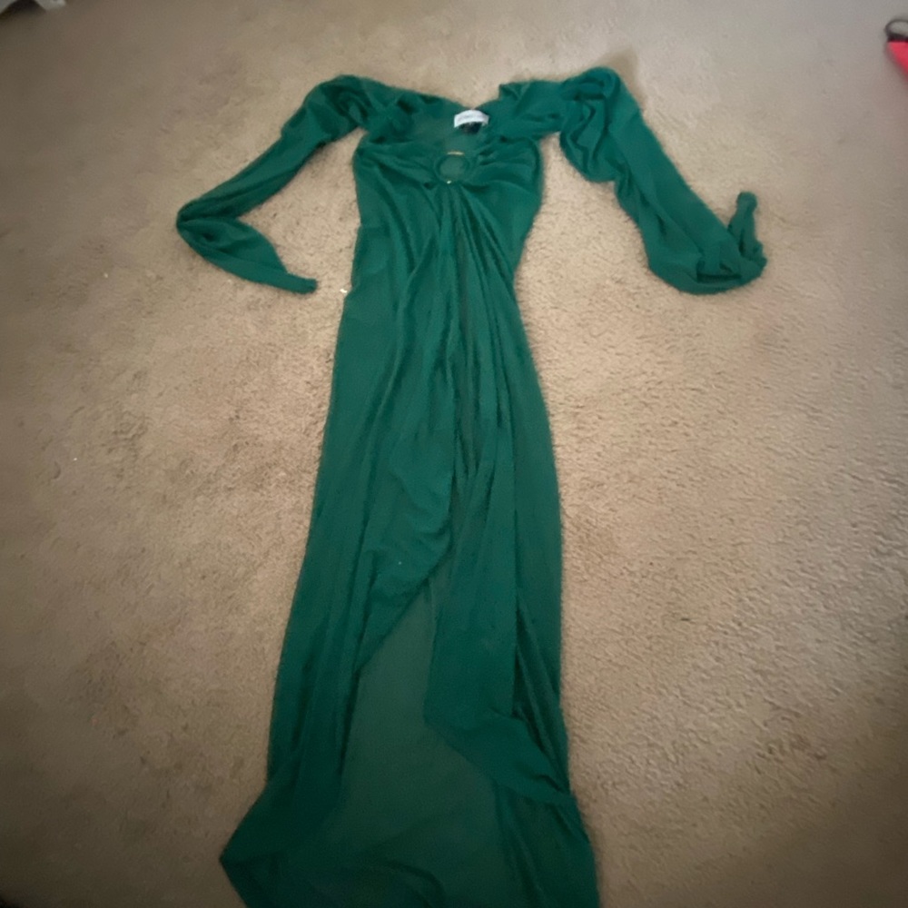 Beach cover up open leg